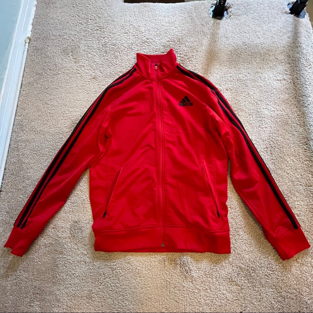 Red Adidas Track Jacket